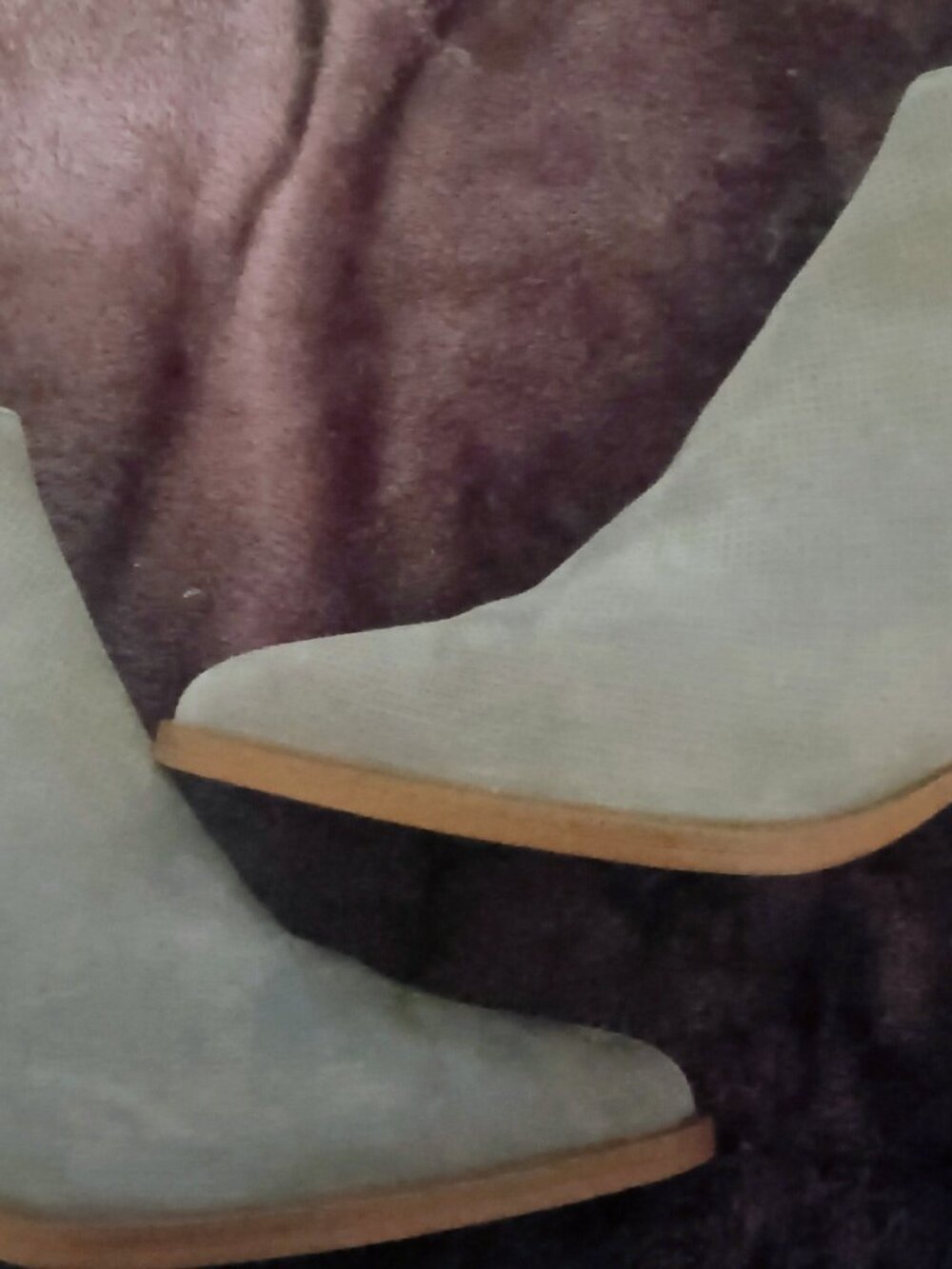 Michael Shannon Grey Suede Booties LN 8.5